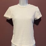 SheIn New White Ribbed Top Size XS Photo 2