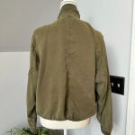 Young Fabulous and Broke YFB Olive Army Green Utility Bomber Jacket size Medium Photo 1