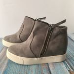 Wedge Sneakers, Size 6 Gray Photo 1