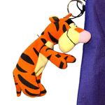 Disney Vintage Winnie the Pooh Kids Tigger Backpack Purple Black Floral Photo 7