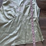 Notations Clothing Co. by  Green Silk Lace Trim Camisole M Photo 5