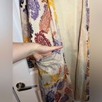 LuLaRoe Sarah Style Paisley Checkered Patterned Pocket Long Cardigan Size Medium Photo 8