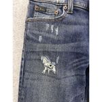 Ralph Lauren POLO  Blue Denim Jeans Distressed Size 26 Tompkins Skinny Crop Photo 10