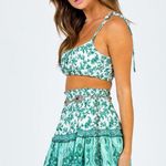 Princess Polly women’s small MEADOW SET WHITE/GREEN crop top skirt summer outfit Photo 2