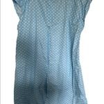 Buttons Blue and white polka dot short sleeve dress  in the back size s/m Photo 2