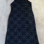 JTB Black Semi Sheer Mock Turtleneck Tunic Top Size Small Photo 0