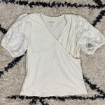 Torrid Fitted V-neck Novelty Sleeve Surplice Top Photo 9