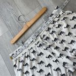 Kate Quinn Pants organic cotton deer pajamas womens Cream (size 1xl) loungewear Black Photo 4