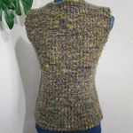 Talbots Italy Mohair Green Boucle Sleeveless Sweater Photo 4