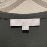 Loft Eyelet Peplum Blouse Long Sleeve Hunter Green Women’s Size Small Photo 8