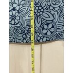 Willi Smith Cotton Skirt Blue Floral Women’s 8 Photo 7