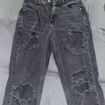 American Eagle  Black Jeans Ripped Photo 0