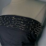 ZARA  BEADED STRAPLESS POPLIN TOP SIZE XXL festival party formal blogger’s fave Photo 5