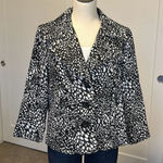 Allison Taylor  Unlined B&W Blazer Photo 0