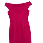 Black Halo  Claire Mini Dress Off‎ the Shoulder Fuchsia Pink Size 0 Photo 7