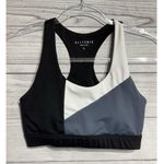 ALLFENIX sports bra womens SIZE SMALL steel colorblock padded Black Photo 0