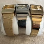 Accutime Women’s‎ Watch & Three Interchangeable Cuff Bands Silver Photo 1
