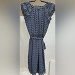 Max Studio Cute Blue  Women’s Dress with Tie Belt. Photo 1
