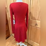 Jessica Howard Red Long Sleeve Dress with Bow NWT Photo 1