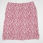Christopher & Banks Vintage 90s Pink Reversible Floral Skirt Photo 4