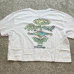 Rip Curl ‎ womens White Tee with Green Logo size s Photo 2