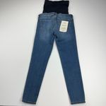 Blanqi Denim Belly Support Maternity Stretch Skinny Jeans Medium Wash NEW Size 2 Blue Photo 10