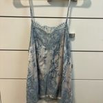 Storia  Blue Snakeskin Lace Top Photo 1