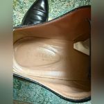 Emporio Armani Vintage black leather tie loafers, size 38.5 Photo 4