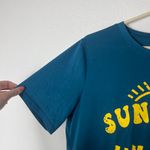 Sunshine and Whiskey Blue Shortsleeve Top Photo 3