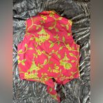 Tahiti Reef Club Vacation Style Top Button & Tie Bottom Medium Pink Photo 6
