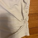 H&M Ivory Scrunch Tank Top Photo 1
