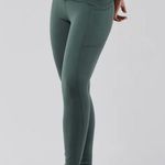 Gilly Hicks Green Crossover Pocket Leggings Photo 1