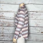 Columbia  NWT Sz 1X Purple Stripe Pilsner Peak Long Sleeve Button Down Shirt Top Photo 1