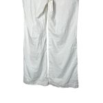 Rubbish ‎ White Linen Blend Wide Leg Flare Pants Size 7 Photo 6