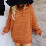 Butterscotch Popcorn Sweater Size L Photo 0