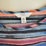Time & Tru  Short Sleeve Striped Dress Photo 1