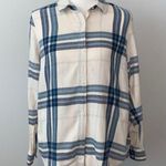 Old Navy Peak Cotton Button Down Plaid Classic Flannel Sz L Photo 0
