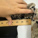 Miss Me  Y2K Black Tan Blouse Womens S Paisley Beaded 3/4 Sleeve Lightweight Photo 10