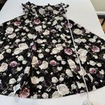 Torrid Black Purple Floral Scuba Knit Off Shoulder Flare Dress Size 1X Pockets Photo 11
