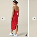 Beyond Yoga Spacedye Strapless Midi Dress red Photo 1