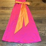 Alfred Angelo  Pink and Orange strapless gown, size 2 C30 Photo 3