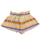 Future Collective Ruffle Trim Flowy Shorts Sz XL Coastal Beach Everyday Formal Orange Photo 1