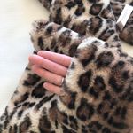 Loft Faux Fur Animal Print Pull Through Scarf Photo 3