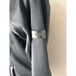 The North Face Track Jacket Woman's Size Small Black White Full Zip Satin Photo 3