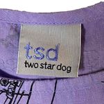 Two Star Dog Womens Purple Patchwork Fair Trade Tunic Tank Top Shirt Size XS Photo 1