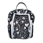 Brighton  Love Heart Black and White Backpack Photo 2