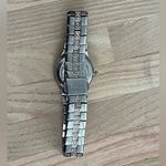 Elgin Ladies Watch Diamond Stainless Bracelet Pearl Dial Gorgeous Photo 7