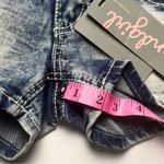 Soundgirl  Women’s Short Denim Embellished Pockets Shorts Sz 1 Photo 11