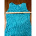 Hatley Textured Striped Teal Green Sleeveless Dress Photo 5