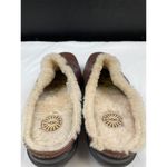 UGG  Women's Brown Leather Mules Shoes/ Slip On Size 6 SKU 4058 Photo 4